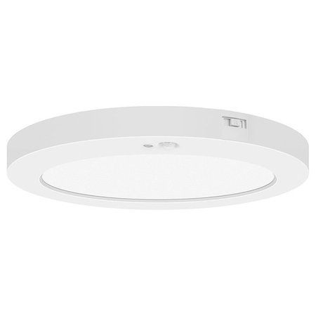 ACCESS LIGHTING ModPLUS, Dual Voltage Motion Sensor LED Flush Mount, White Finish, Acrylic Lens 20852LEDMS-WH/ACR